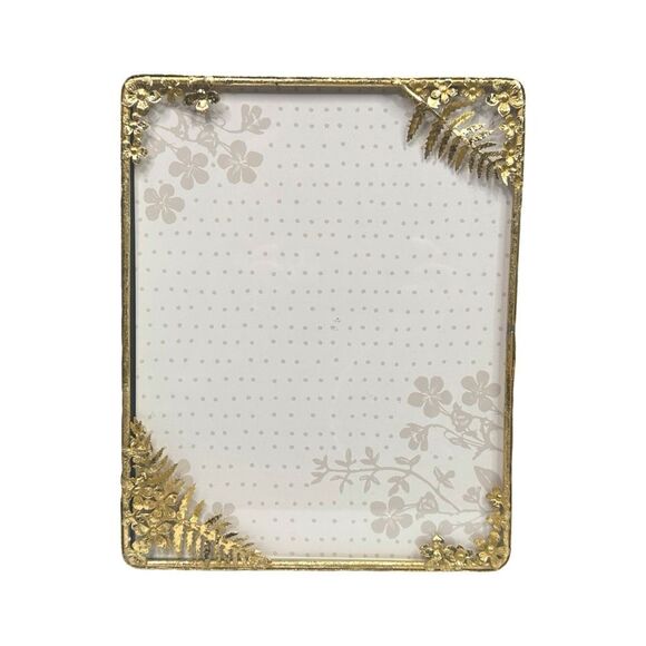 Anthropologie Gallery Holly Gold Tone Frame - 8” x 10” - Picture 4 of 7